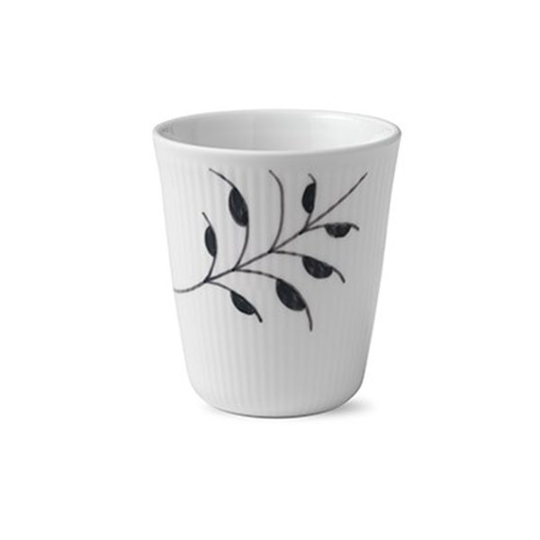 Royal Copenhagen Sort Mega riflet termokop - 29 cl. - Bahne